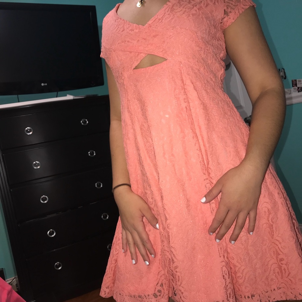 Orange sundress